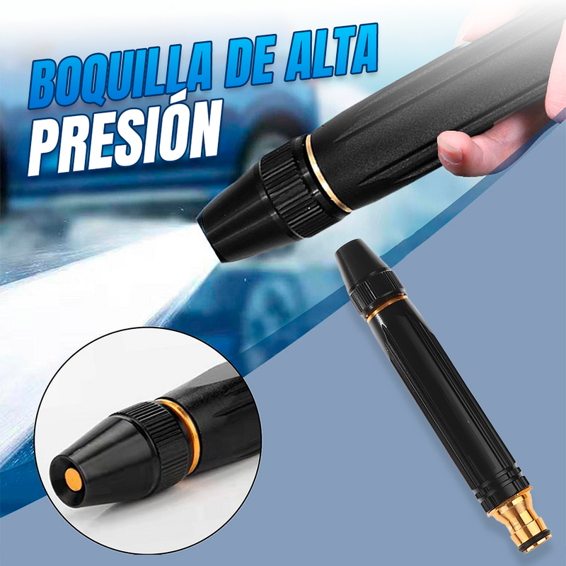 Boquilla Regulable de Alta Presión para Limpieza Poderosa