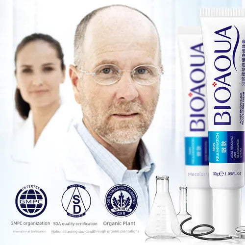 Crema Anti-Acné Bioaqua – Transformación Completa para Piel Grasa y Cicatrices